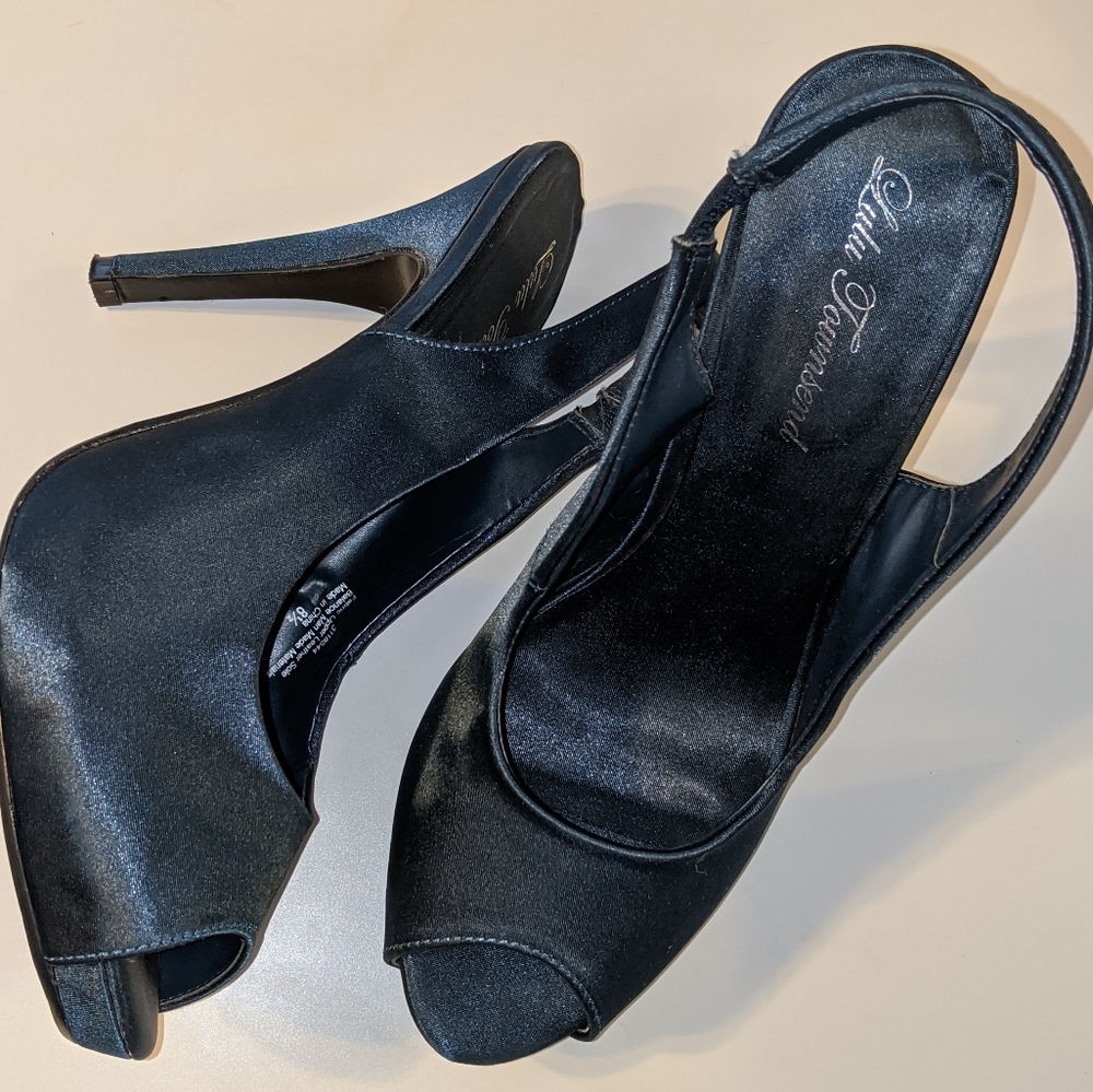 Lulu Townsend Navy Slingbacks